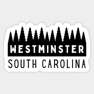 Westminster South Carolina SC Tourist Souvenir Sticker